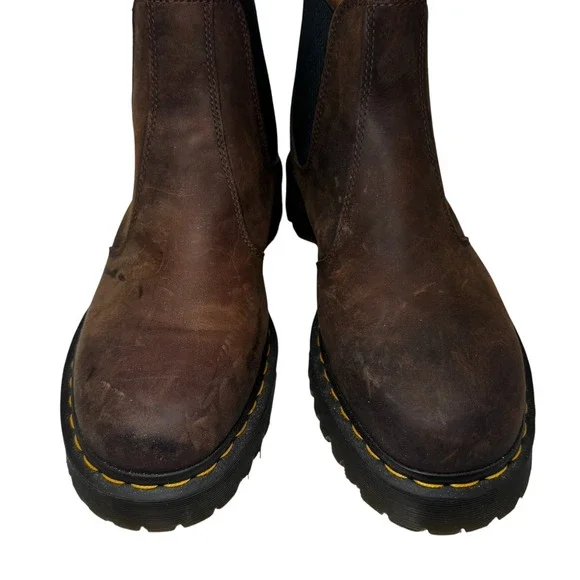 Doc Martens 2976 BEX CRAZY HORSE CHELSEA BOOTS Men's Size 13 - Picture 5 of 10